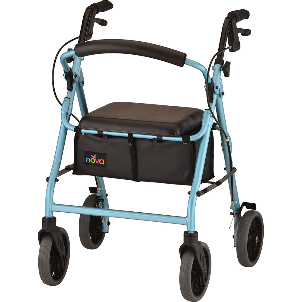 Click to view ZOOM 22 ROLLING WALKER SKYBLUE